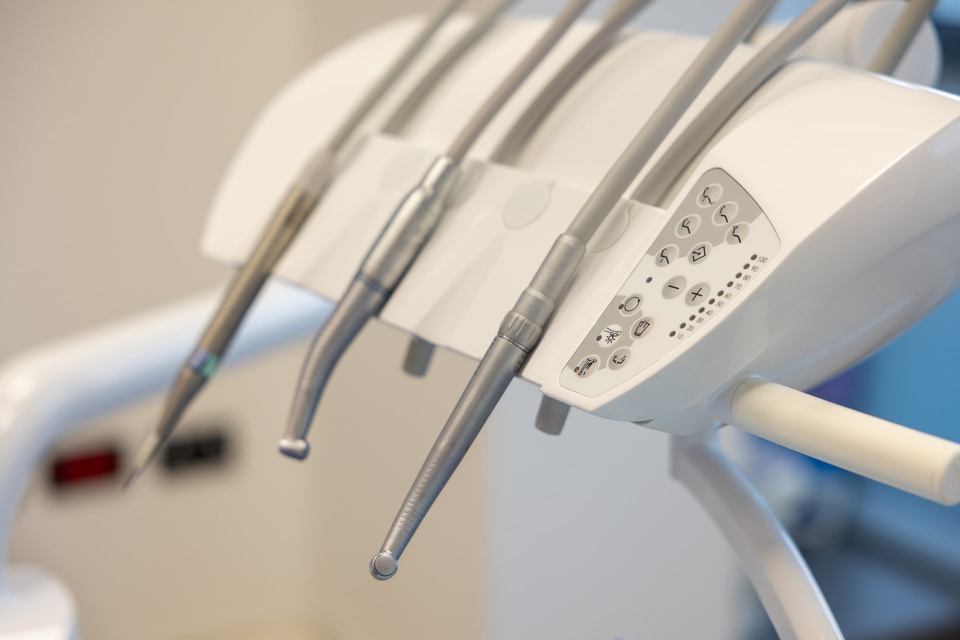 Strumentazione del riunito odontoiatrico